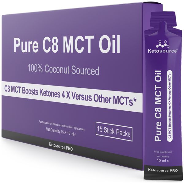 Pure C8 MCT Oil - 15 X 15 ml Packets